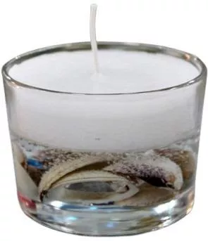 Αρωματικό Κερί Ποτήρι Small Φ 82 X 58 Cm Gel Κοχύλια