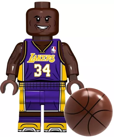 Τουβλάκι Leguoguo Shaquille O'neal Lakers για 3+ Ετών 10τμχ.