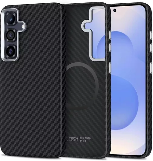 Tech-Protect Back Cover Μαύρο Galaxy S25