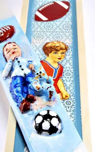 Πασχαλινή Λαμπάδα Στρογγυλή με Κουτί Μπάλα