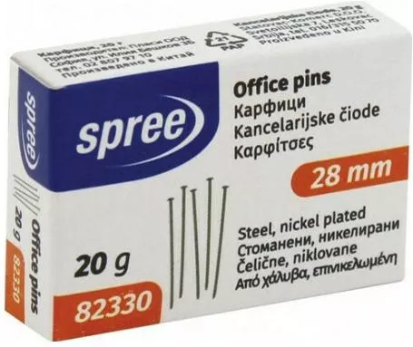 Καρφίτσες Spree 28mm 82330