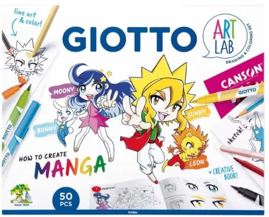 Σετ Ζωγραφικής Giotto Art Lab 50τμχ.