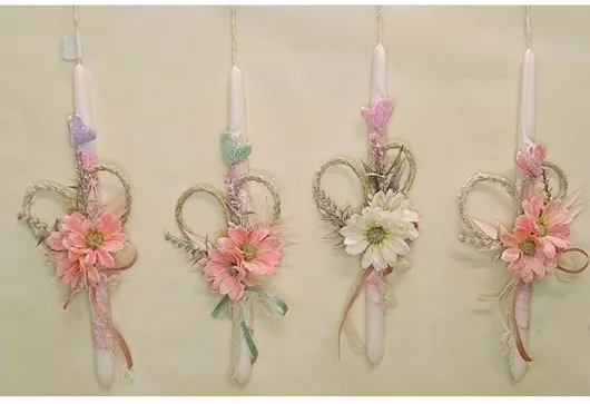 Λαμπάδα Αρωματική, place, 25232, Μαργαρίτες Καρδιά, Διαστάσεις: , Ποσότητα: , Χρώμα: 