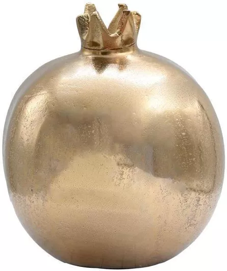 Επιτραπέζιο Διακοσμητικό Ρόδι Fylliana FL21111 Χρυσό Χρώμα 14x14cm