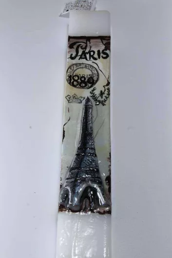 Πασχαλινή Λαμπάδα Πλακέ Χειροποίητη 1889