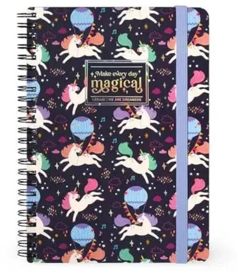 Τετράδιο Legami Milano Σπιράλ Ριγέ Α5 80 Φύλλων