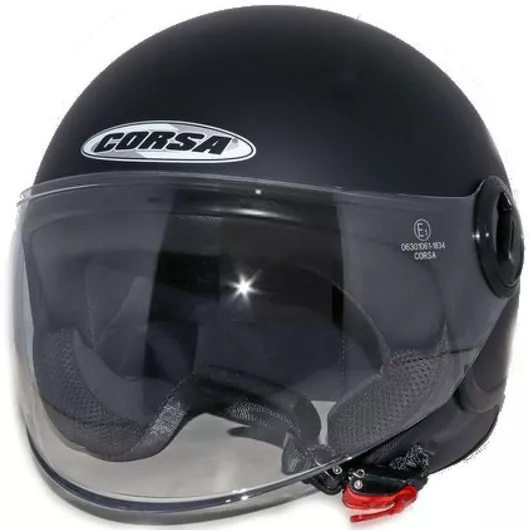 Κράνος Μηχανής Corsa CX82 Jet ECE 22.06 1150gr L Black Mat