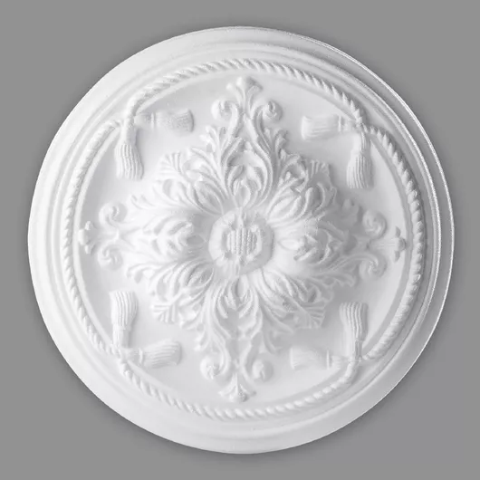 Homestar 460mm Ροζέτα Οροφής για Φωτιστικά Λευκό λευκό