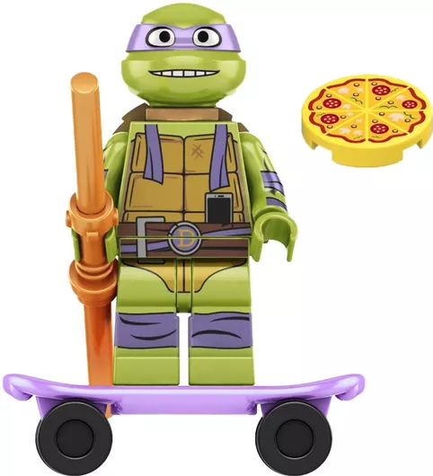 Τουβλάκι Kopf-Toy Ninja Turtles Donatelo για 3+ Ετών 10τμχ.