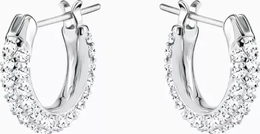 Γυναικείο Σκουλαρίκι Swarovski Κρίκος StoneΟρείχαλκο