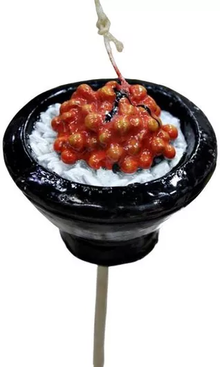 Πασχαλινή Λαμπάδα Στρογγυλή Χειροποίητη