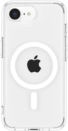 Spigen Crystal Hybrid Magsafe Case Compatible iPhone 16e Clear White