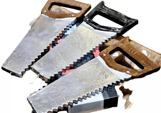 Πασχαλινή Λαμπάδα Στρογγυλή Χειροποίητη Πριόνι 30cm.