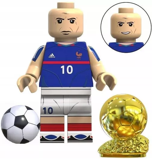 Τουβλάκι Kopf-Toy Zidane France για 3+ Ετών 10τμχ.