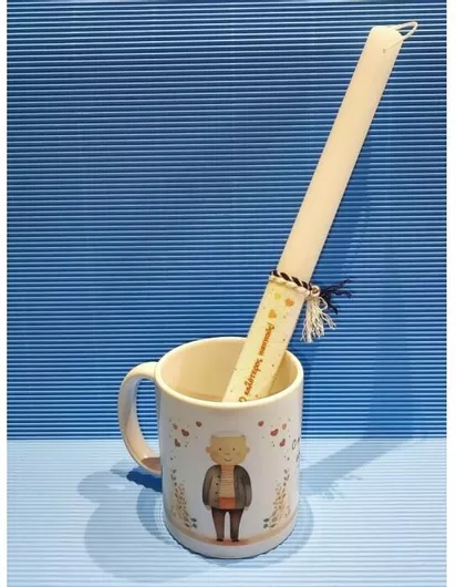 Χειροποίητη Λαμπάδα Σετ Κούπα Λαμπάδα  place 25137  Κατασκευαστής  Διαστάσεις  Ποσότητα  Χρώμα ο Καλύτερος Παππούς