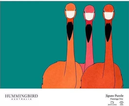 Puzzle "Flamingo Trio" 2D 1000 Κομμάτια