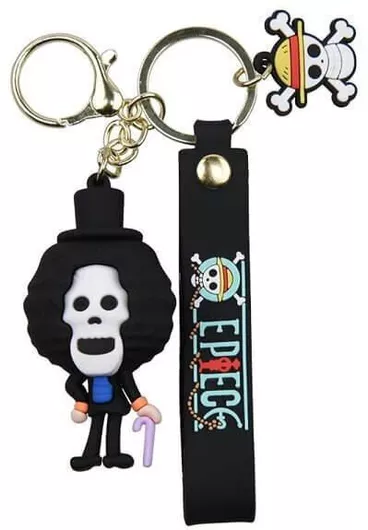 Μπρελόκ 3d Σιλικόνης One Piece Brook 8 Εκ.
