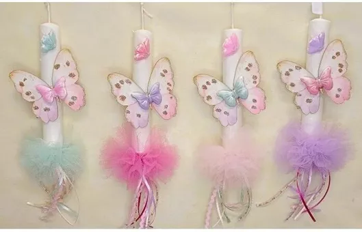 Λαμπάδα Αρωματική, place, 25189, Διαστάσεις: [άγνωστο], Ποσότητα: [άγνωστο], Χρώμα: Πολύχρωμο, Πεταλούδες Χρωματιστές