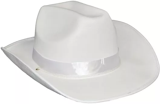 Αποκριάτικο Καπέλο Λευκό 1τμχ