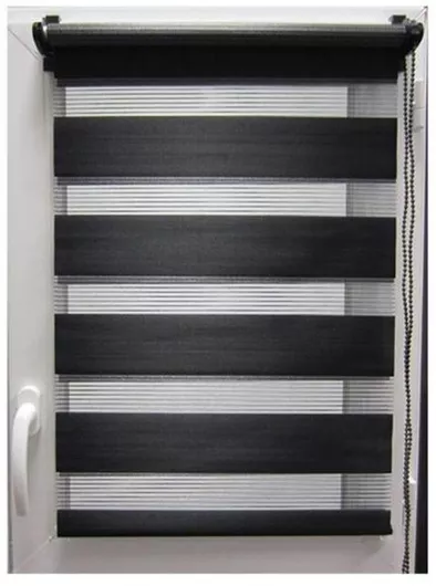 Ρόλερ Σκίασης Day & Night Μερικής Συσκότισης Μαύρο Π60xΥ90cm 05.3502609095