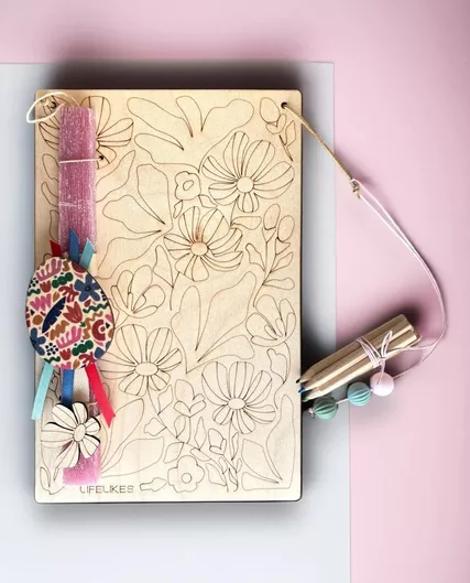 Πασχαλινή Λαμπάδα Στρογγυλή