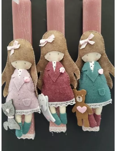 Λαμπάδα Santoro #23117 Πάνινη Αρωματικό Κερί