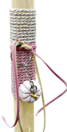 Πασχαλινή Λαμπάδα Στρογγυλή 25cm.