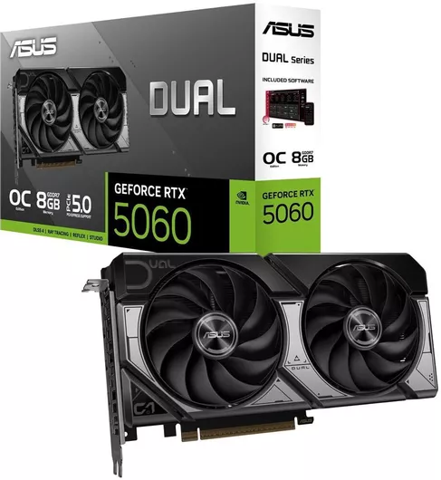 Κάρτα Γραφικών Asus GeForce RTX 5060 8GB GDDR7 Dual OC