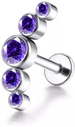 Σκουλαρίκι Amalfi Accessories Τιτανίου