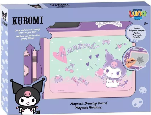 Πίνακας Γράψε - Σβήσε Kuromi 38x28cm ηλικία