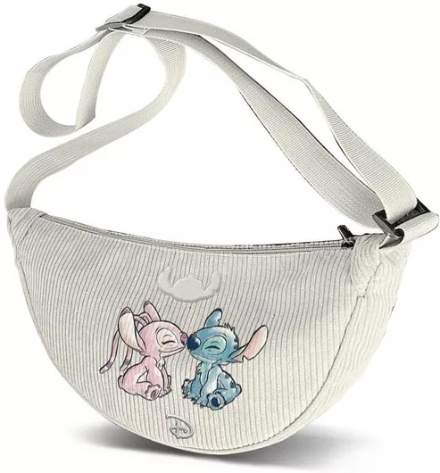 Παιδική Τσάντα Ώμου Karactermania Stitch & Angel Γκρι