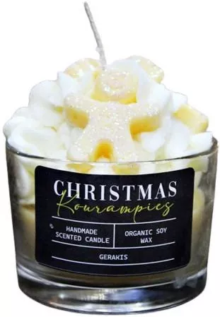 Αρωματικό Κερί Σόγιας Ποτήρι Small Φ82 X 58 Cm Κουραμπιές