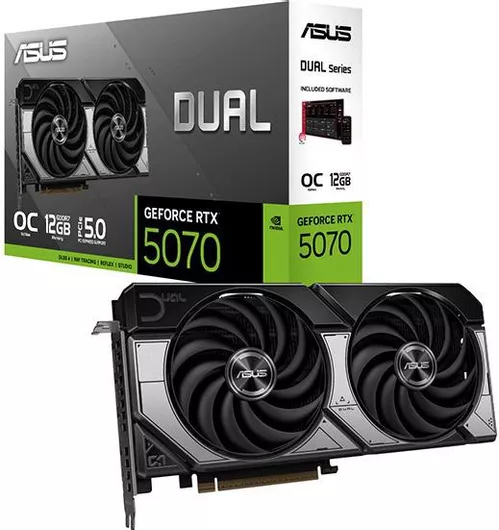 Κάρτα Γραφικών Asus GeForce RTX 5070 12GB GDDR7 Dual OC Edition