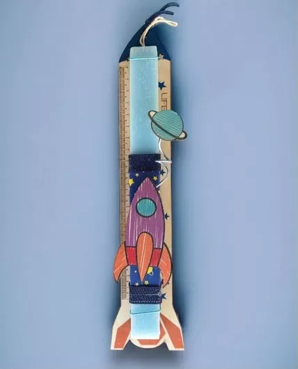 Πασχαλινή Λαμπάδα Στρογγυλή