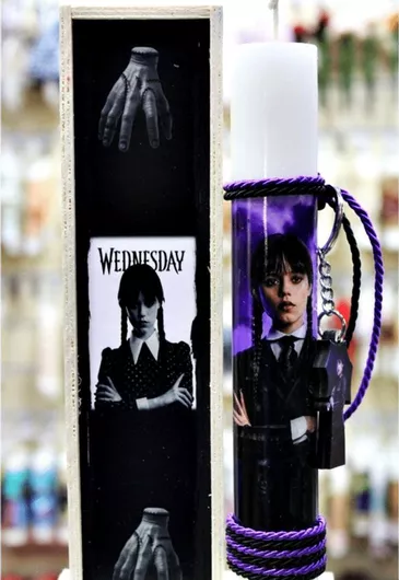 Πασχαλινή Λαμπάδα Στρογγυλή με Κουτί 28cm.