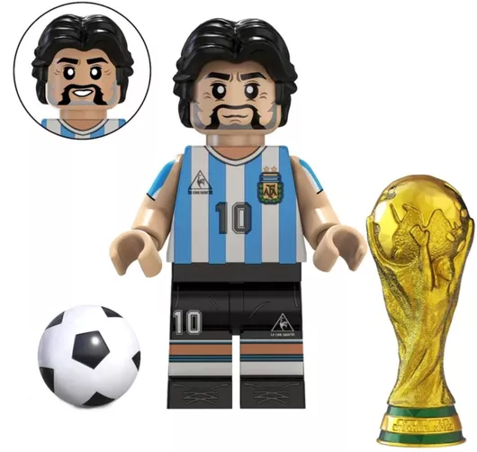 Τουβλάκι Kopf-Toy Diego Maradona Argentina για 3+ Ετών 10τμχ.