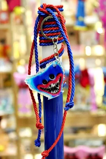 Πασχαλινή Λαμπάδα Στρογγυλή 25cm. 1τμχ Μπλε