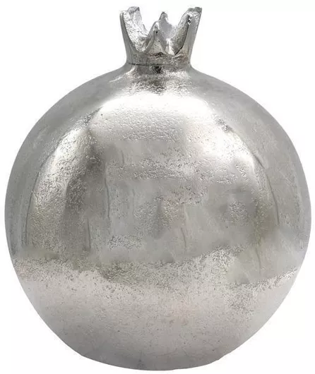 Επιτραπέζιο Διακοσμητικό Ρόδι Fylliana Fl21111 Ασήμι Χρώμα 14x14cm