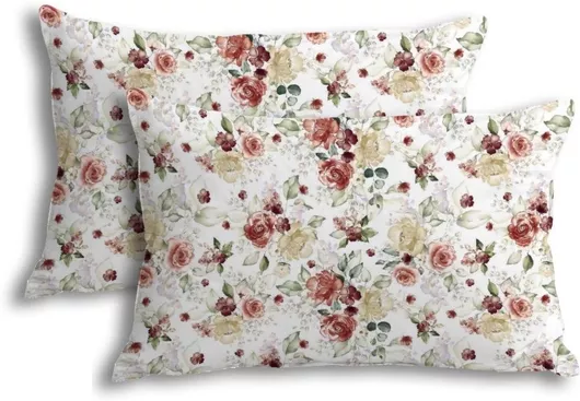 Σετ Μαξιλαροθήκες My Home Luxury Rasenna 50x70cm Ροζ