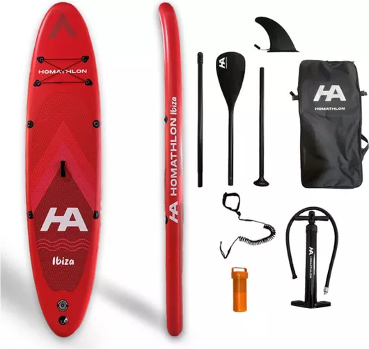 Homathlon Σανίδα SUP Ibiza Φουσκωτή 3.15m Κόκκινο