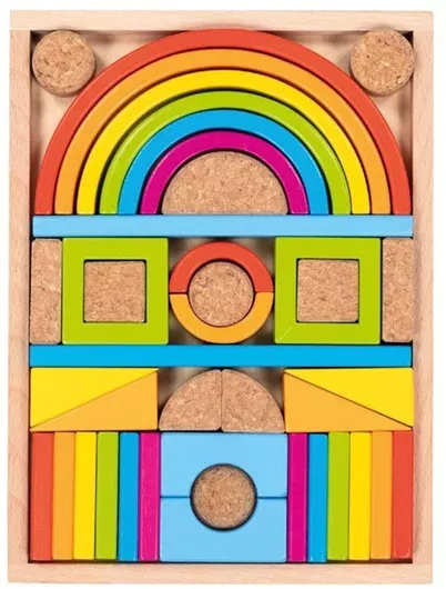 Τουβλάκι Goki Γεωμετρικά Σχήματα