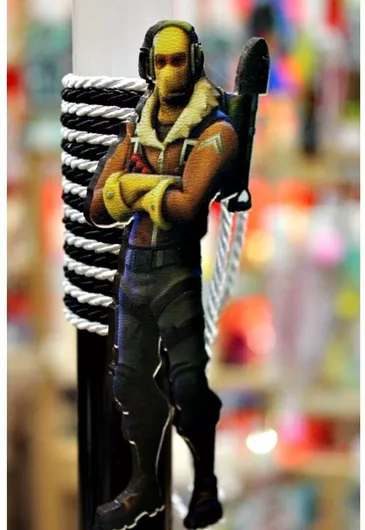 Πασχαλινή Λαμπάδα Ξύλινο Μαγνητάκι Φορ Κίτρινος 003045