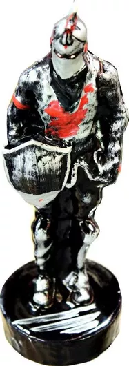 Πασχαλινή Λαμπάδα Χειροποίητη 20cm. Μαύρο