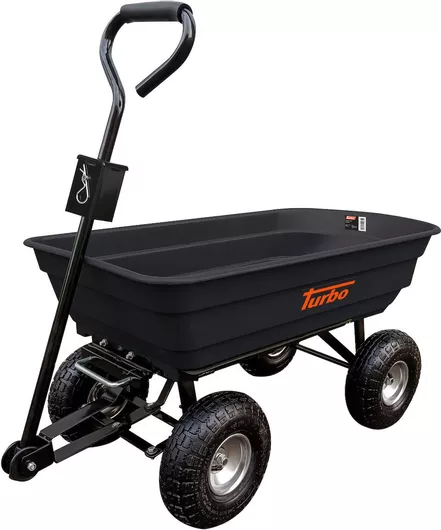 Καρότσι Κήπου Ανατρεπόμενο Τετράτροχο 125lt 119.5x59cm πρασινο