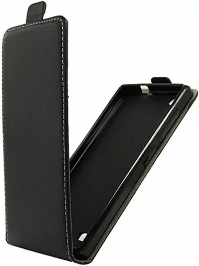 Forcell Vertical Wallet Slim Flip Case - Μαύρο Lenovo A5000