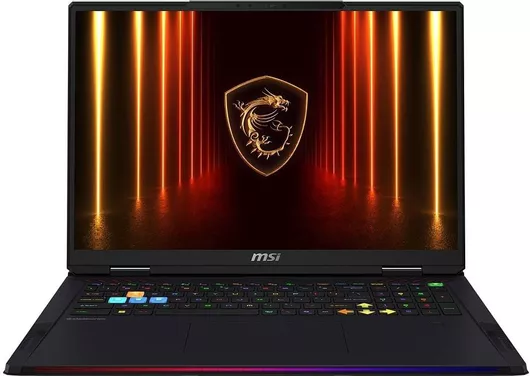 MSI Raider 18 HX AI A2XWIG 18" UHD 120Hz Ultra 9-285HX/64GB/4TB SSD/GeForce RTX 5080/W11 ProCore Black US Keyboard