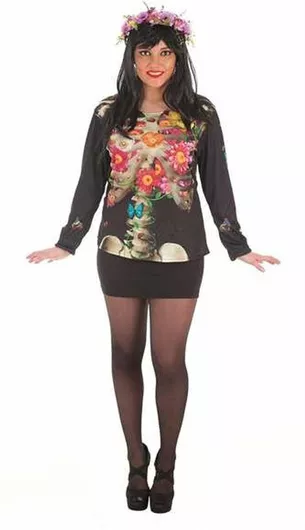 Αποκριάτικο Αξεσουάρ Γυναικεία Mπλούζα Mακρύ Mανίκι Κατρίνα M L 1τμχ.