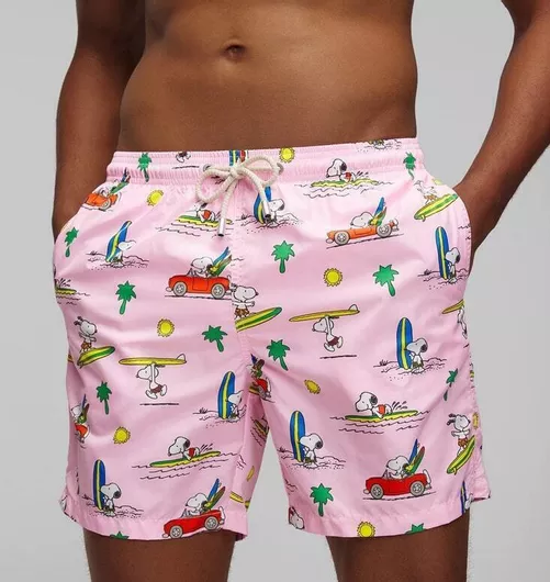 MC2 Lighting Ανδρικό Μαγιό Σορτς Ροζ