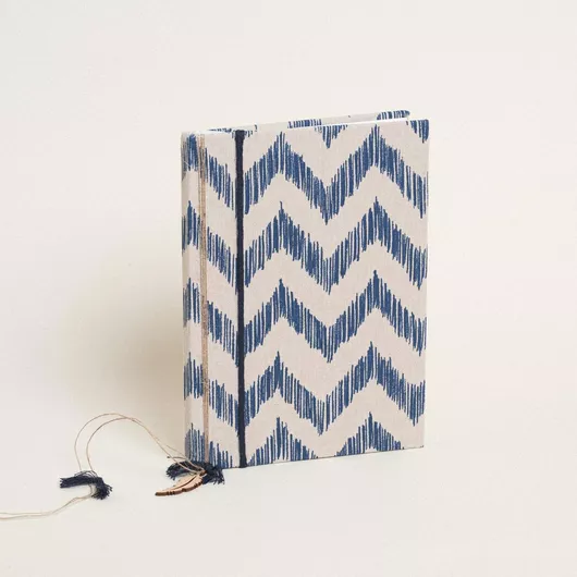 Beauty Home Βιβλιο Ευχων Ορθιο Ζιγκζαγκ Μπλε