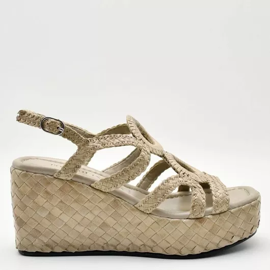 Pons Quintana Καλοκαιρινές Γυναικείες Πλατφόρμες Καφέ